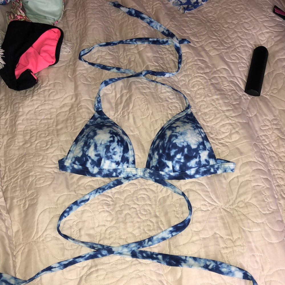 tie dye bikini top
